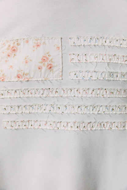 Shabby Chic Flag Sweater