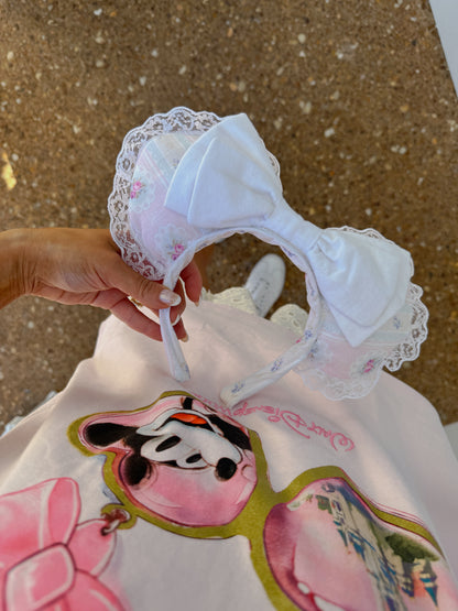 Princess Belle Bespoke Vintage Floral Ears