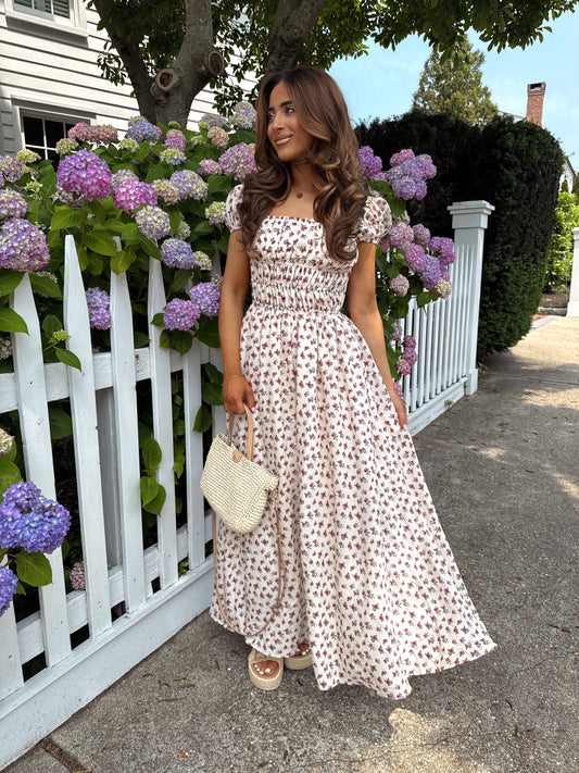 Bayside Belle Floral Maxi Dress