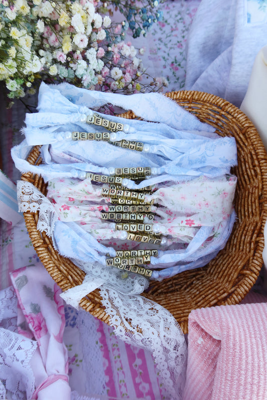 SHABBY CHIC FAITH BRACELETS