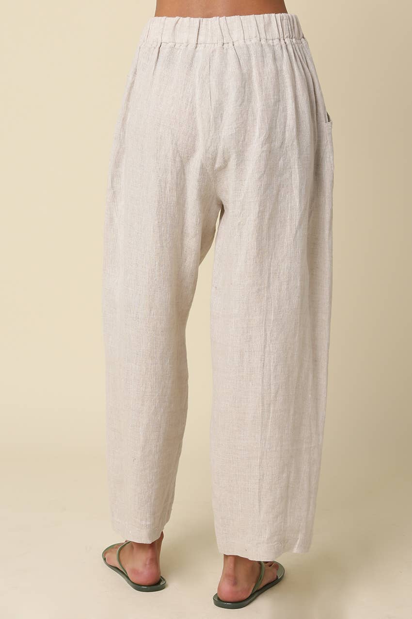 Hamptons Relaxed Linen Pants