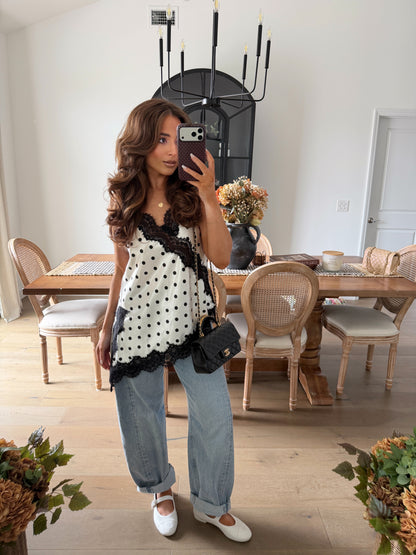 Whole New World Polka Dot Top (can’t restock)