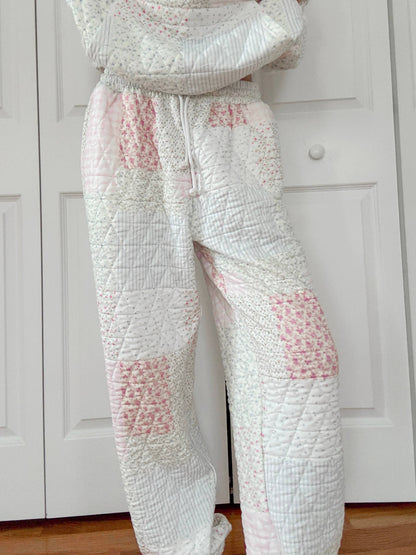 Quilted Pastel Joggers PREORDER
