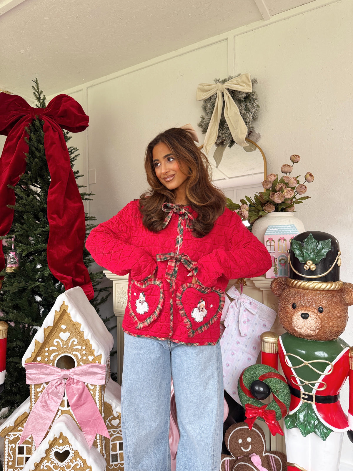 Dear Santa, Darling Jacket - Red