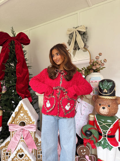 Dear Santa, Darling Jacket - Red