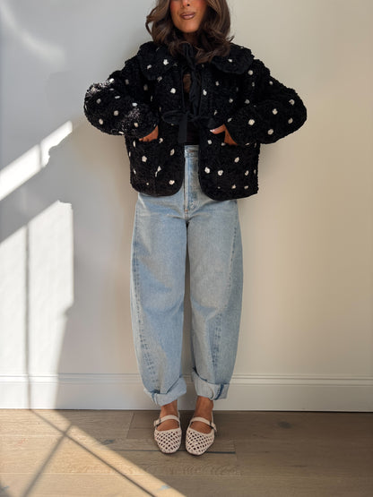 Cookies & Cream Sherpa Jacket