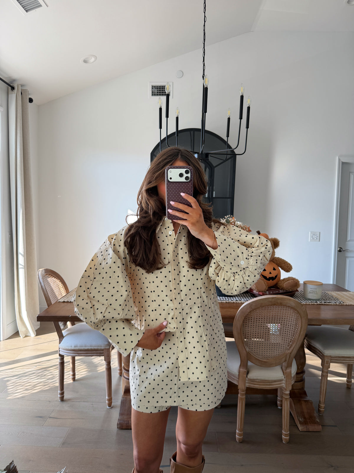 Polka Dot Buttetskotch Set