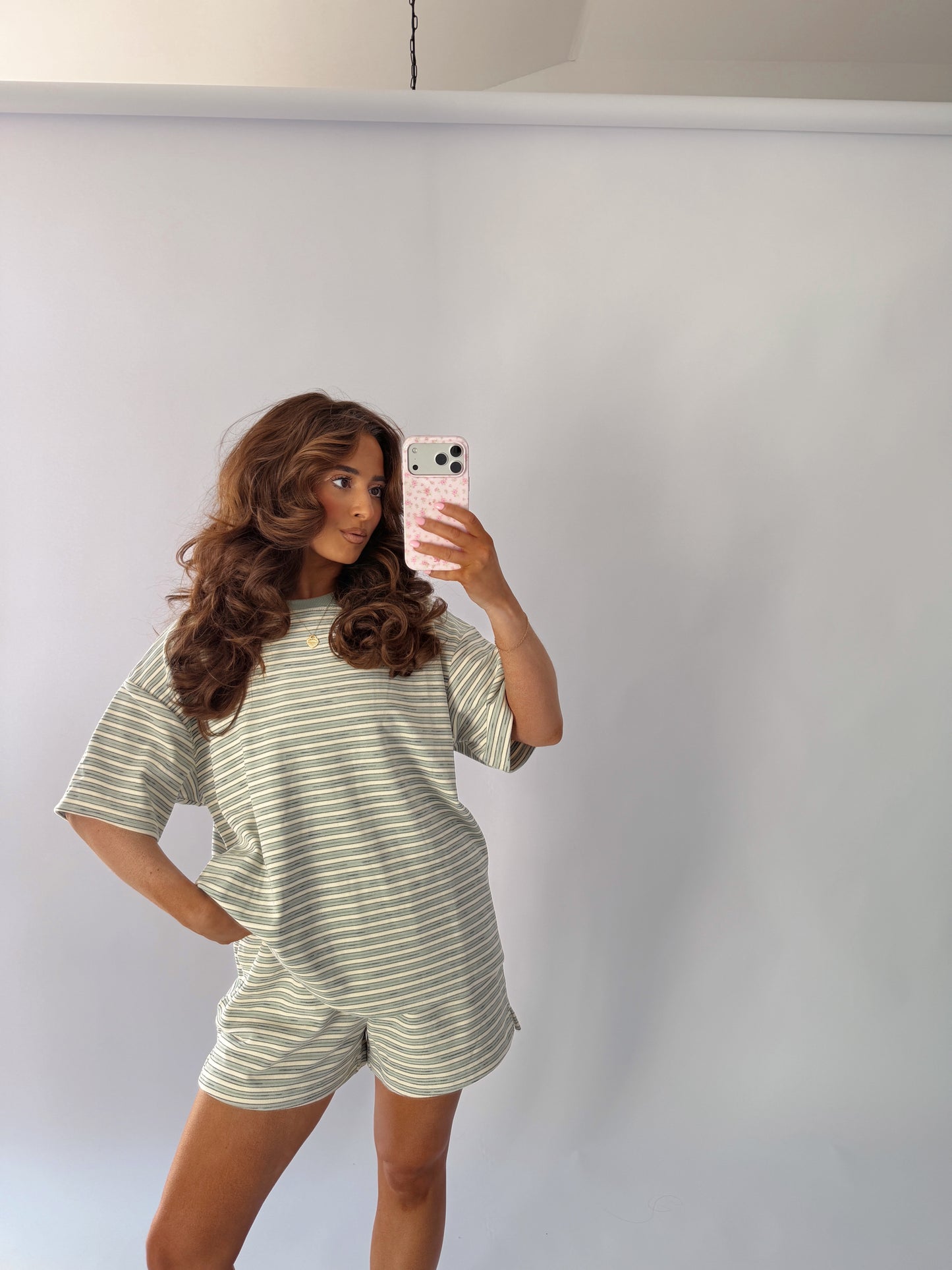 Sophie Striped Set (Mint Chip)