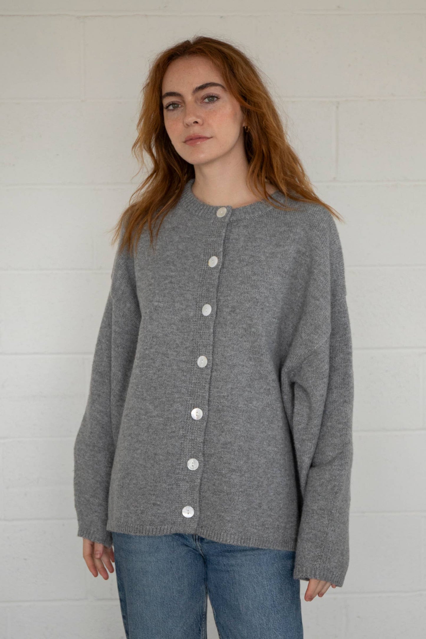 Cinnamon Sugar Cardigan (Heathered Grey)