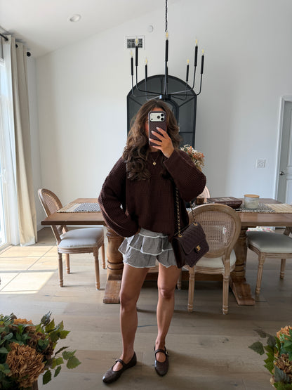 Chocolate Chunk Knit