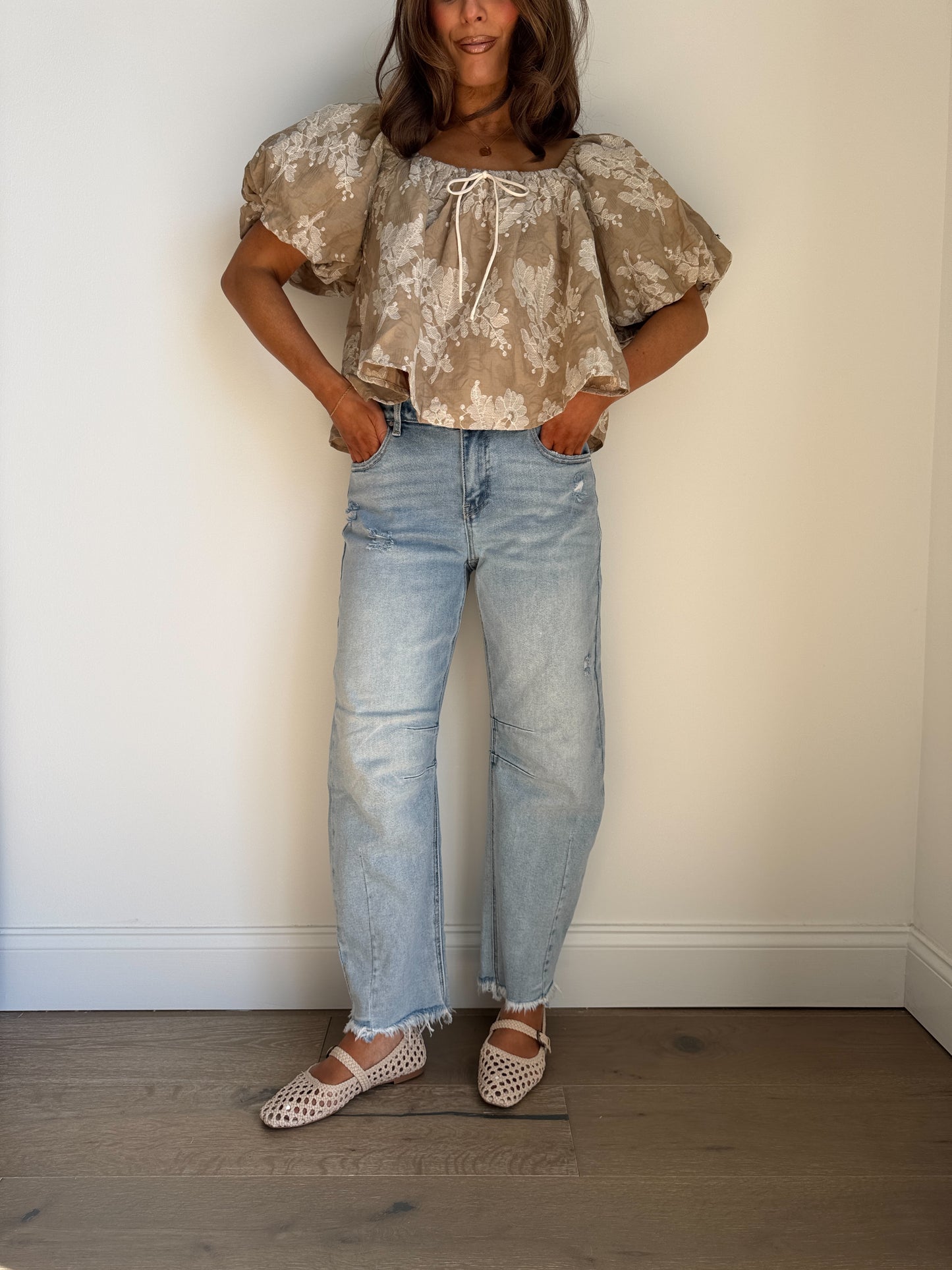 Honey Barrel Denim Jeans