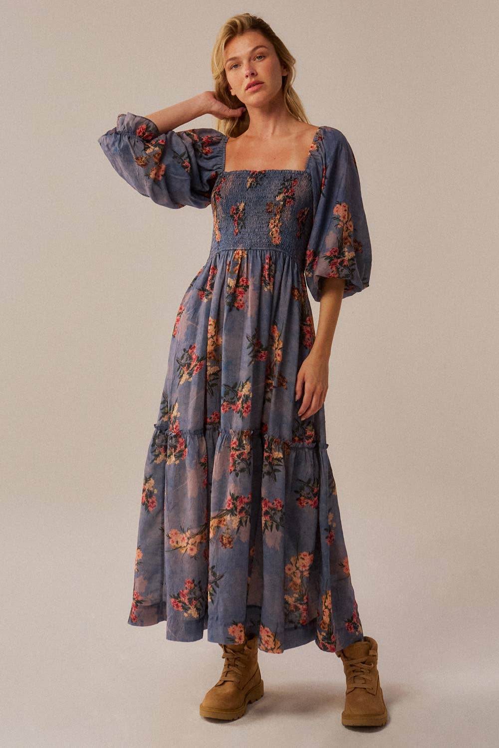 Darlin’ Breeze Puff Sleeve Dress (can’t restock)