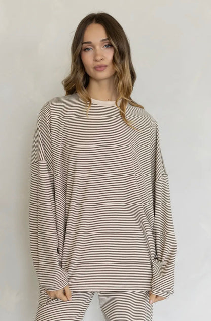 Sophie Striped Set (Chocolate Chip Cookie Dough)