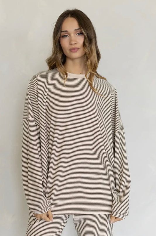 Sophie Striped Set (Chocolate Chip Cookie Dough)