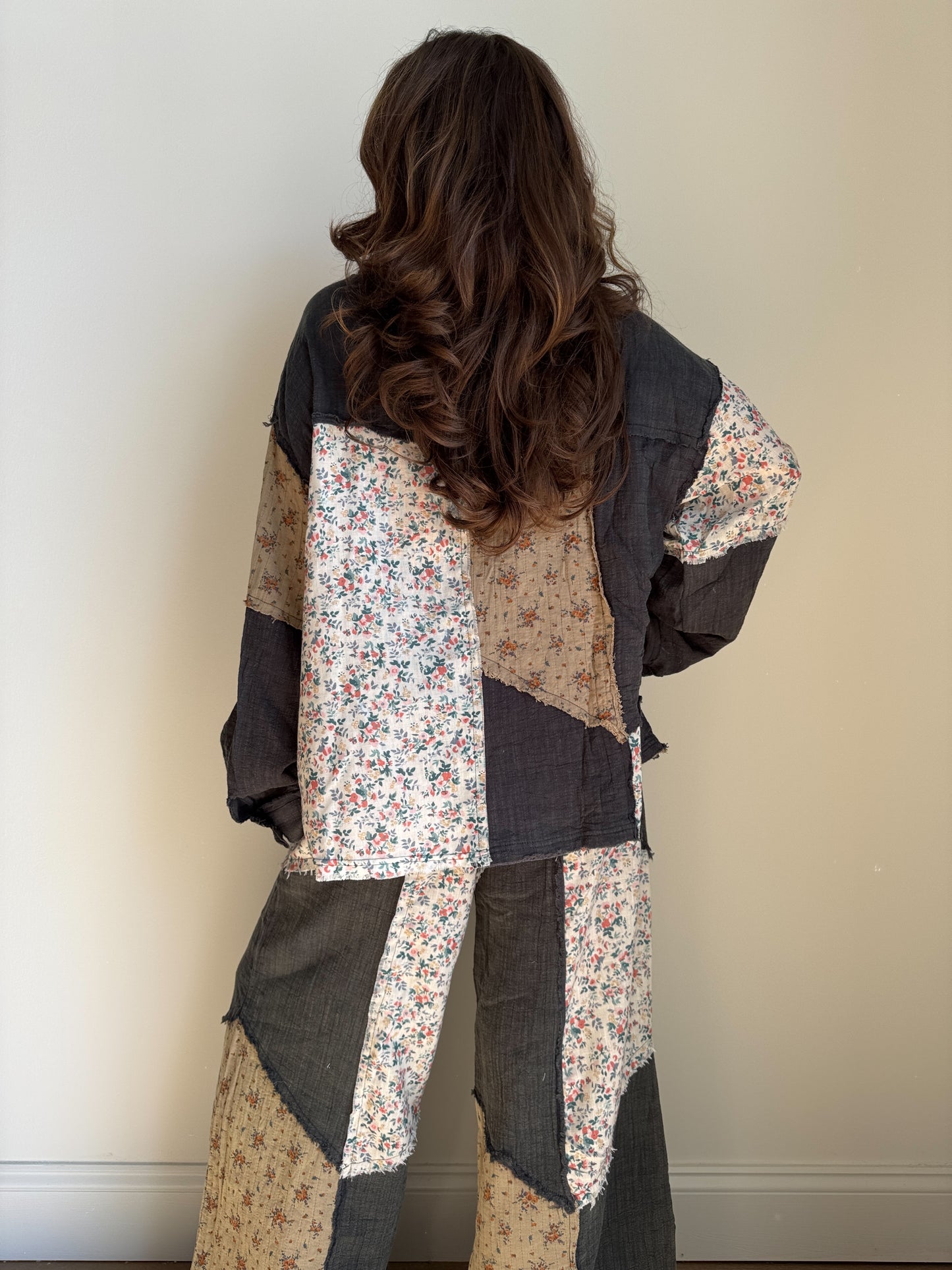 Hazel Picnic Floral Gauze Shacket