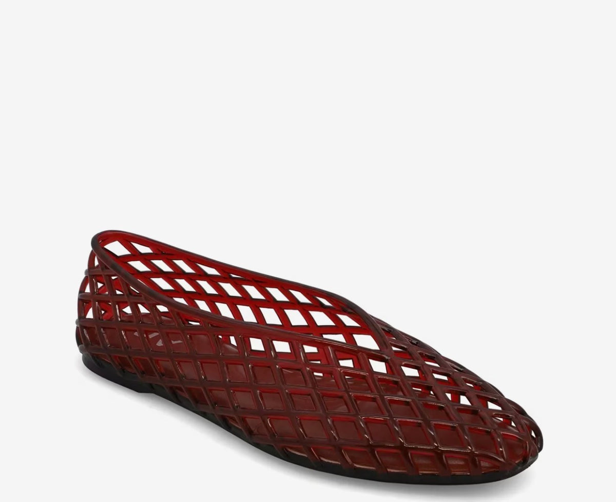 Seaside Burgundy Bliss Jelly Flats