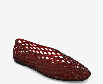 Seaside Burgundy Bliss Jelly Flats