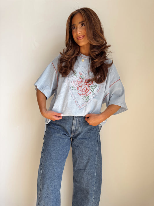 Hearts Full Of Love Floral Tee