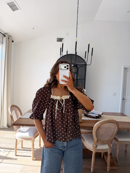 Mocha Dot Top RESTOCK