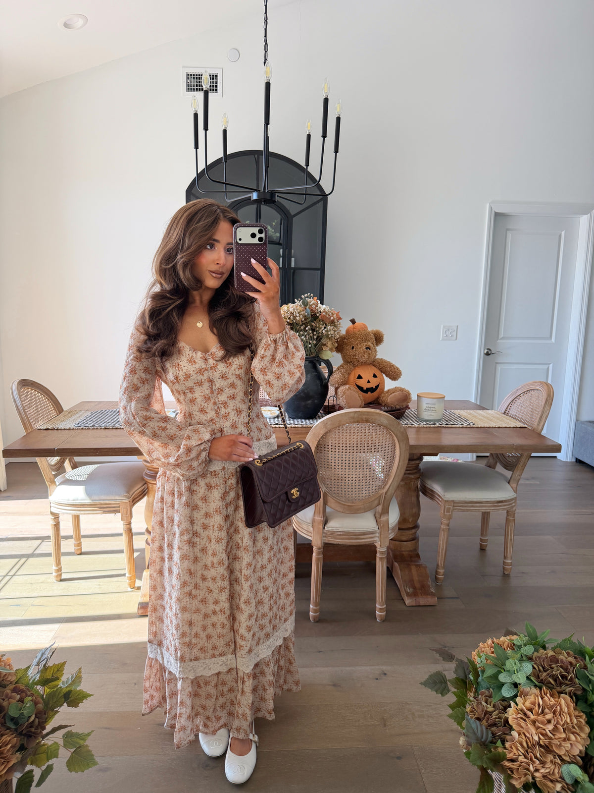 Orchard Sweetheart Midi Dress