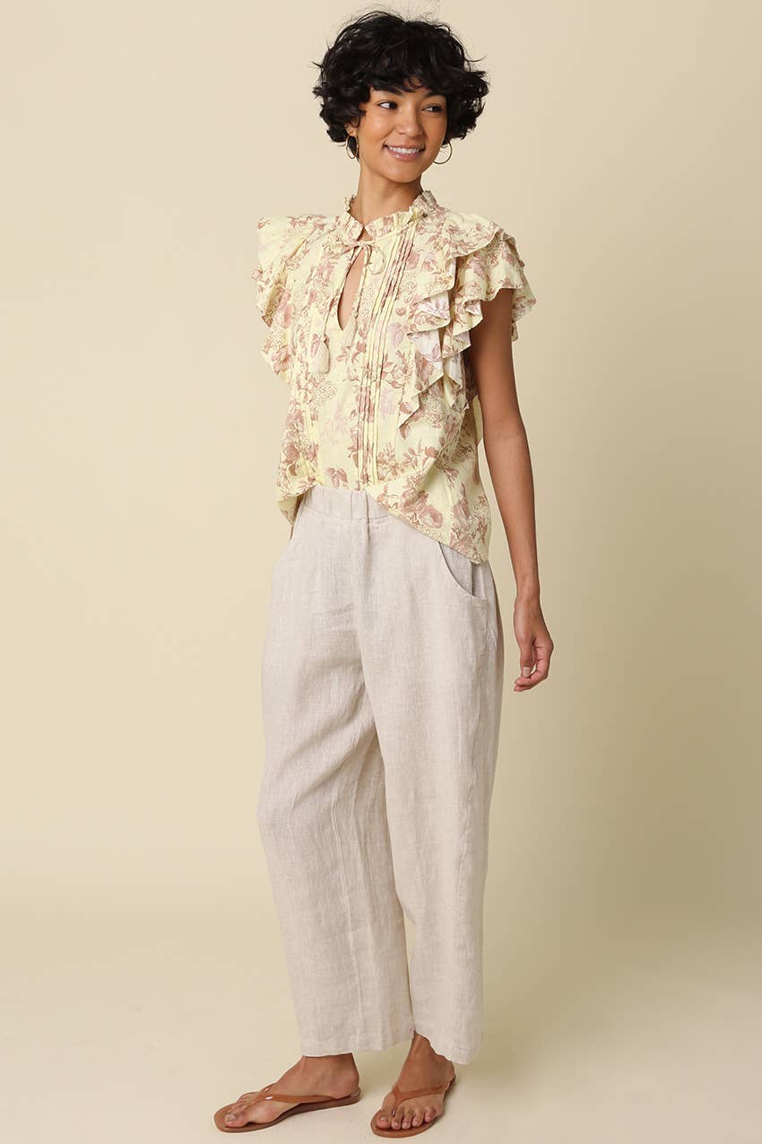 Hamptons Relaxed Linen Pants