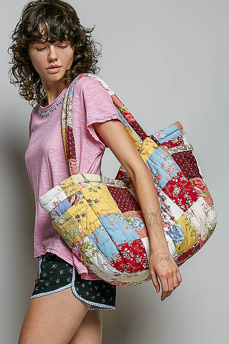 Garden Patchwork Tote