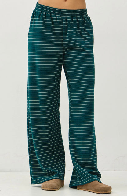 Sophie Striped Set (Hunter Green)