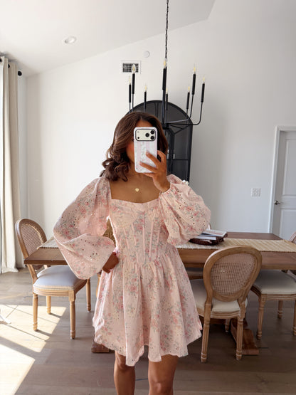 Blushing Berry Babydoll Dress