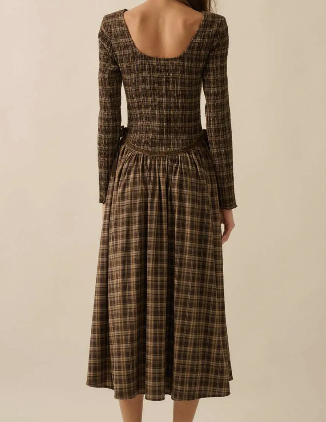 The Blair Midi Plaid Dress PRE ORDER ADDED OCTOBER