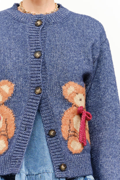 Cozy By The Fire Teddy Cardigan (SHIPS DECEMBER )