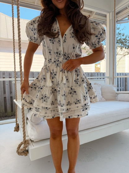 Seaside Frills Mini Dress