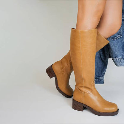 CHARLOTTE-brown boots RESTOCK