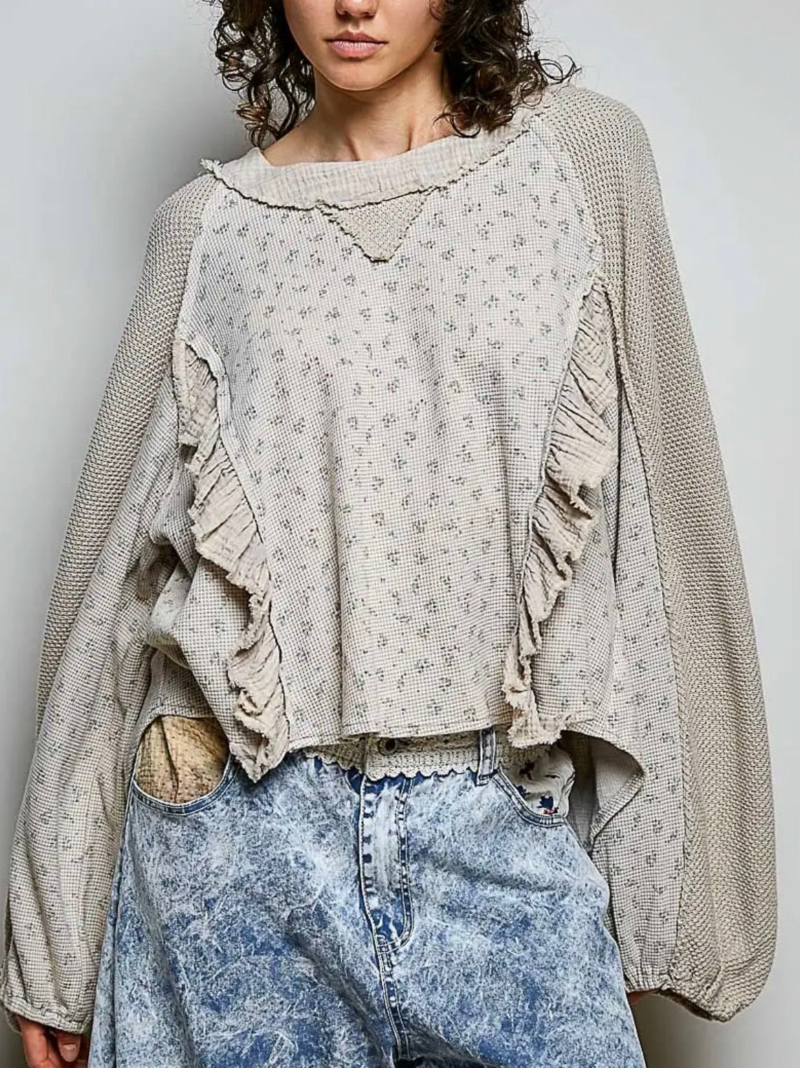 Country Cottage Ruffled TOP (LIVE EXCLUSIVE)ships October 5th