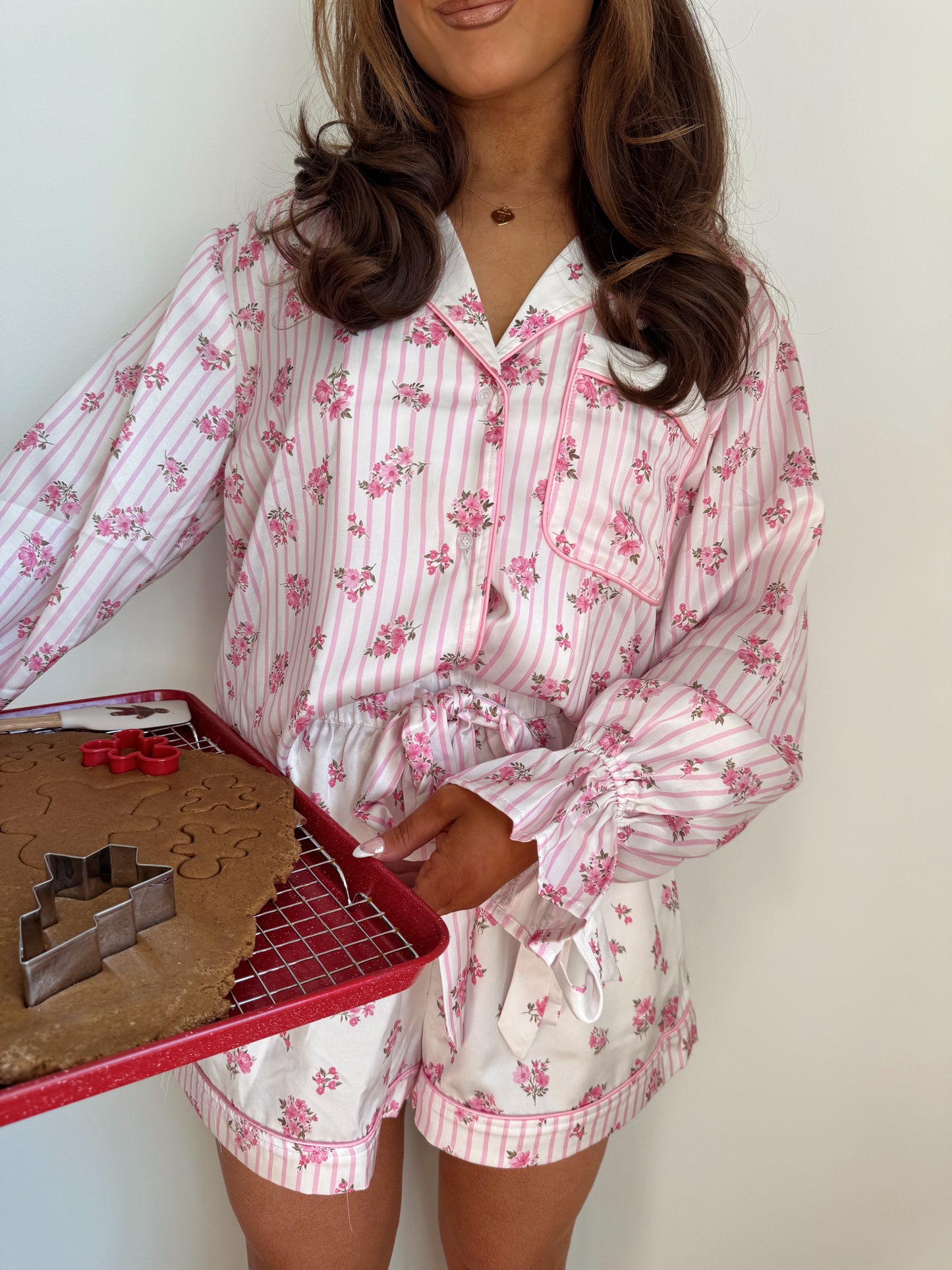 Cottage Rose Pj Set (Pink)