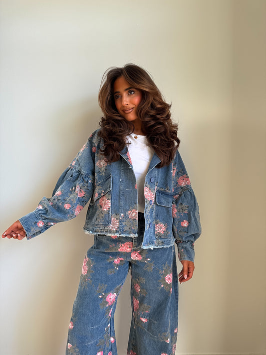 The Thankful Heart Denim Jacket