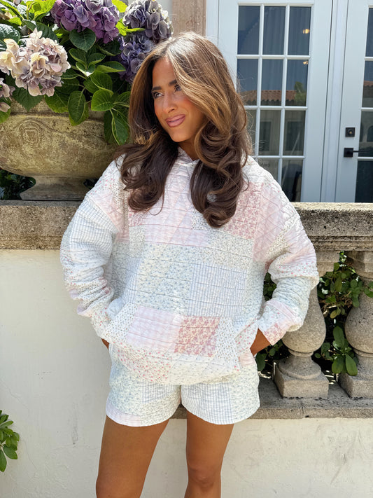 Quilted Pastel Hoodie PRE ORDER