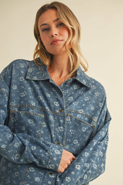 Denim Bloom Jacket