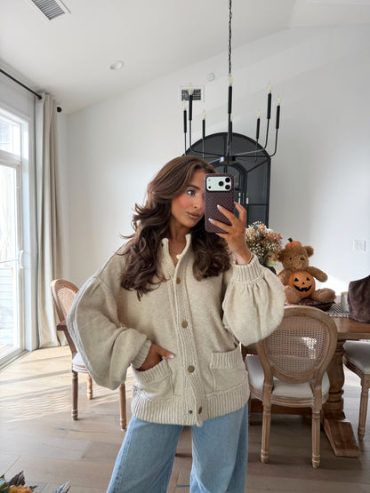 Oatmeal Cozy Cardigan