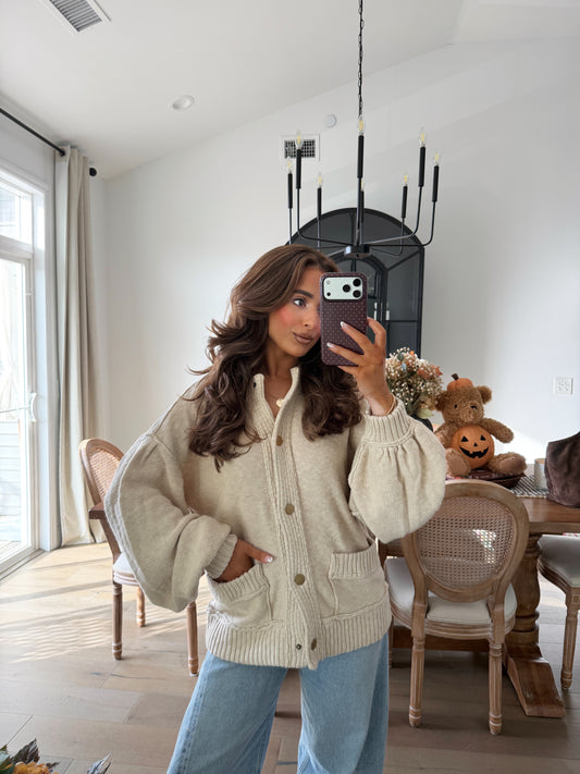Oatmeal Cozy Cardigan
