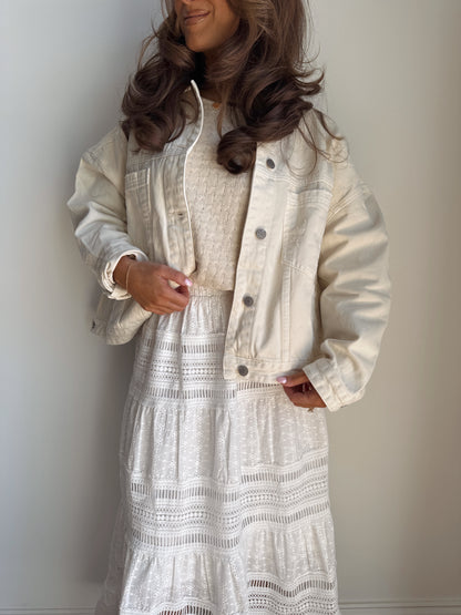 Sugar Cookie Denim Jacket