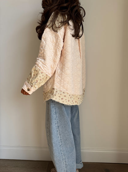 Homestead Bloom Barn Shacket (Cream)