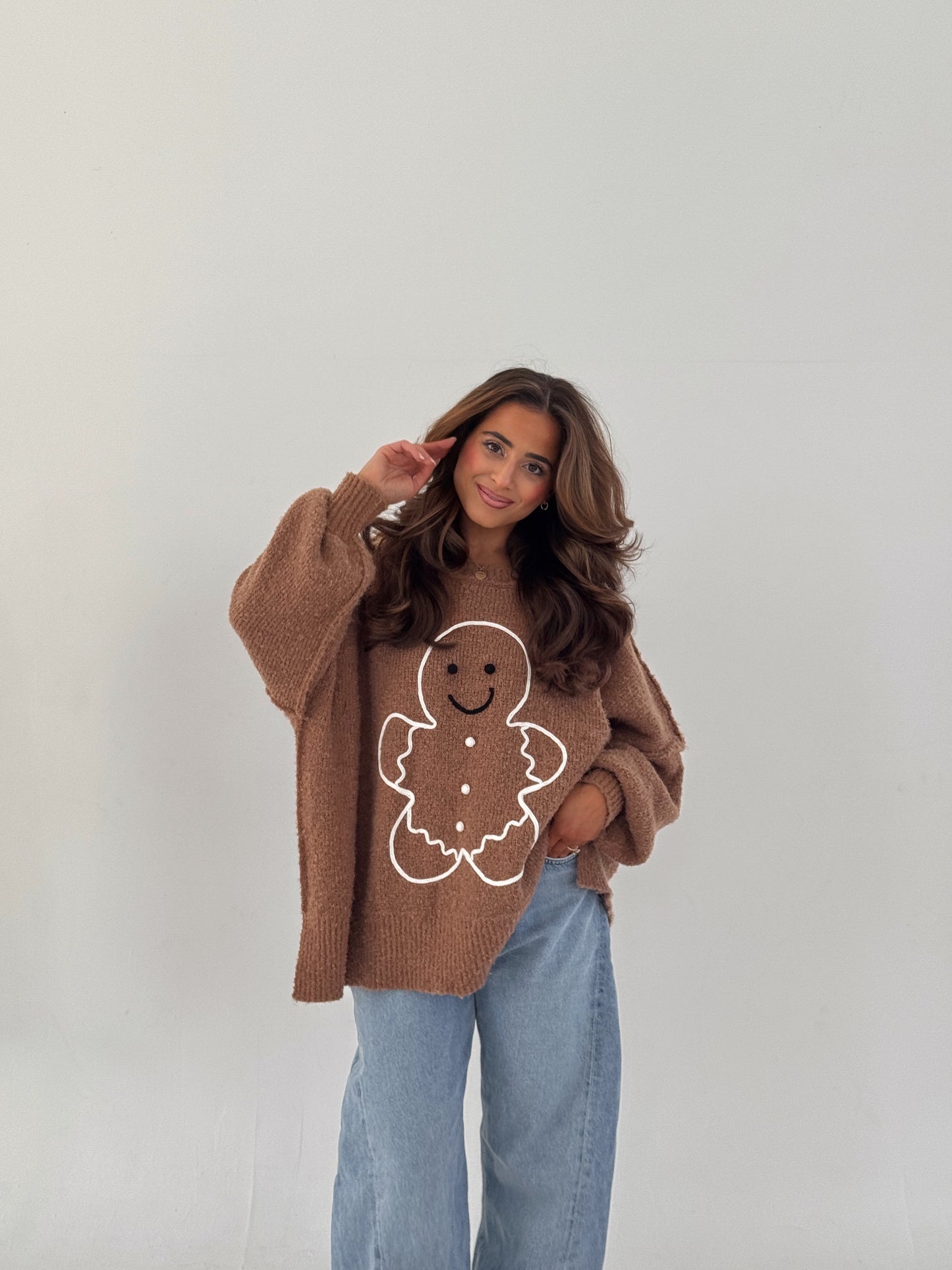 Gingerbread Darling Cozy Sweater (pre-order)