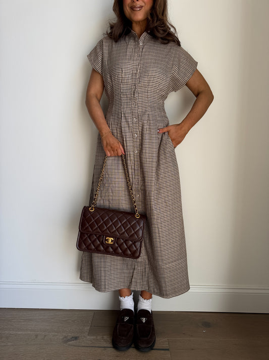 Meadow Houndstooth Dress