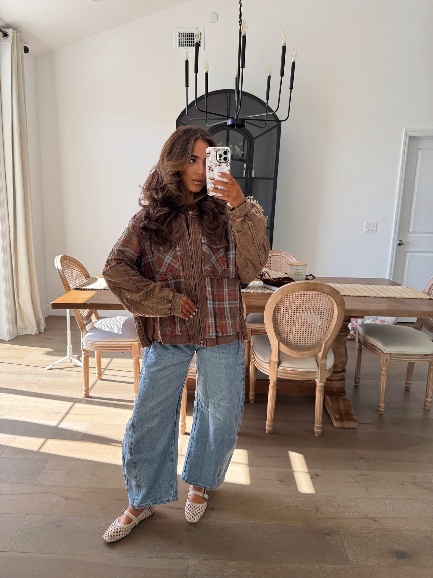 Cider Lane Zip Up Cotton Jacket