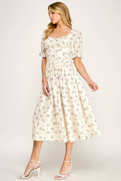 Bloom In Love Midi Dress RESTOCK