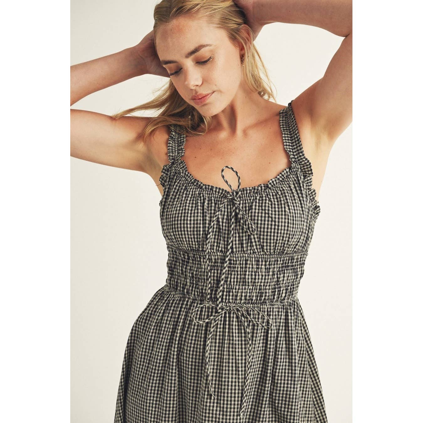 GINGHAM MIDI DRESS FALL PRE-SALE