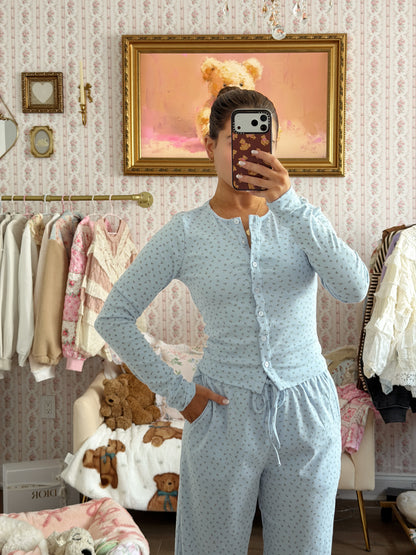 Blueberry Floral Lounge Set