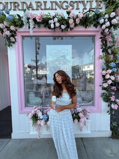 Cotton Candy Gingham Maxi (can’t restock)