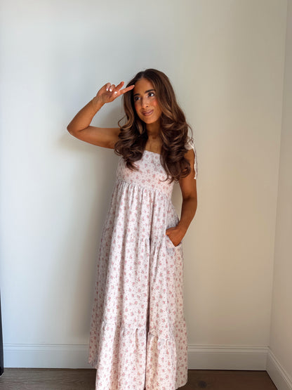 Maple Rose Sunday Midi (Taupe)