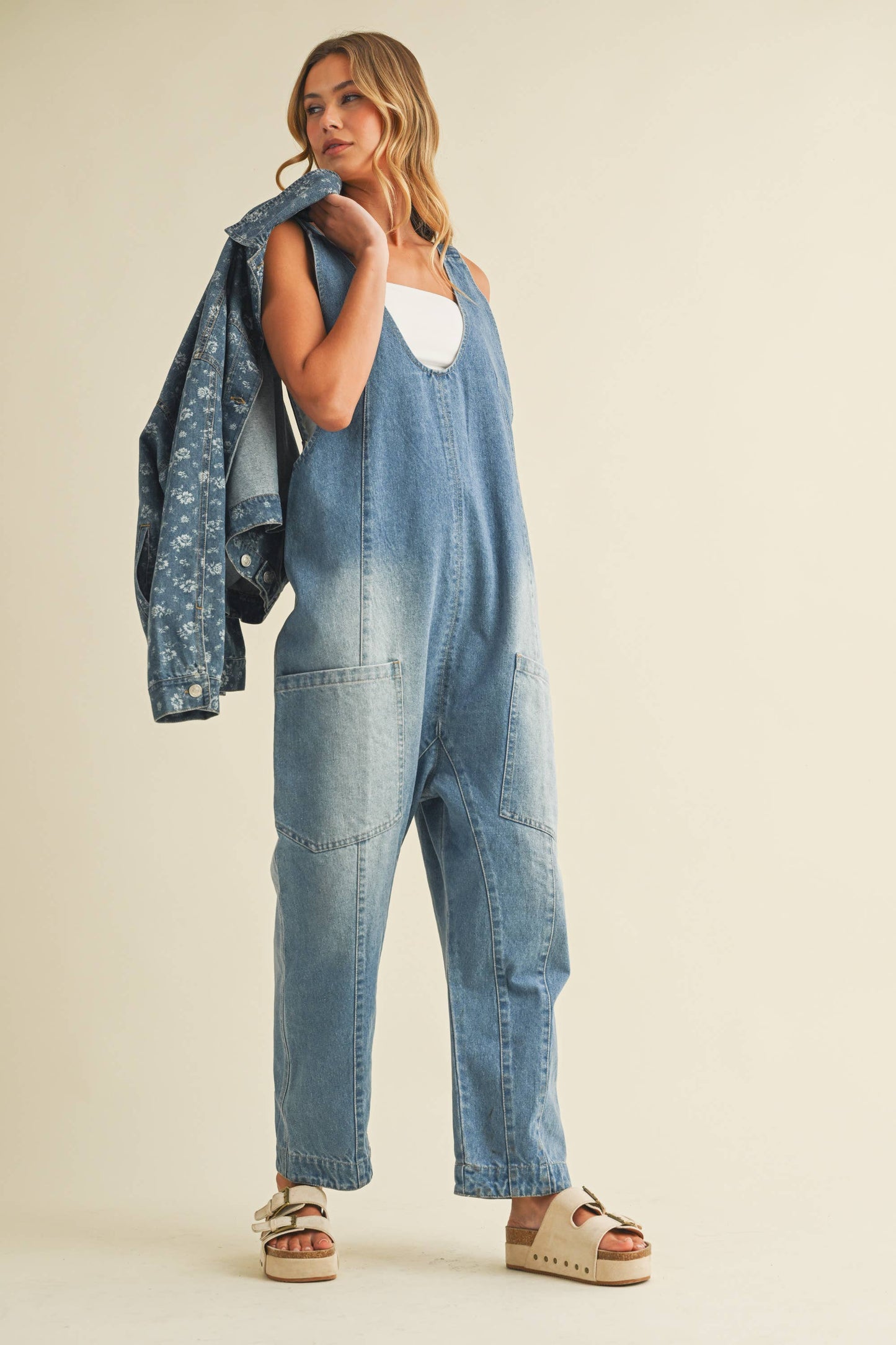 Denim Bloom Jacket
